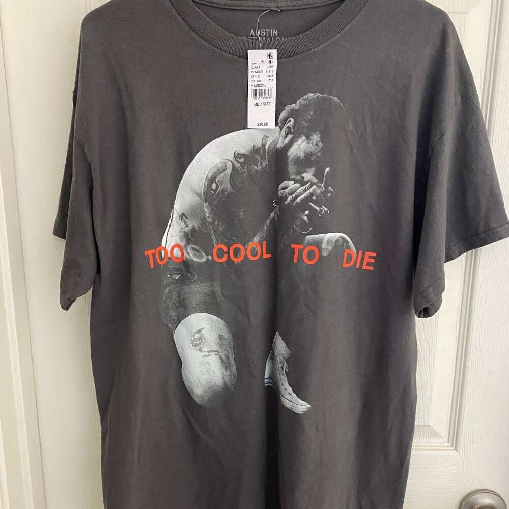 Pacsun Post Malone Too Cool To Die T Shirt NWT